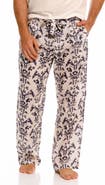 The Lazy Poet Drew Tapestry Blue Linen Pajama Pants