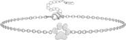 DLORIA Fureverly Single Paw Print Link Chain Bracelet