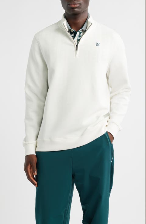 x Reigning Champ CLOUDSPUN Fleece Quarter Zip Pullover
