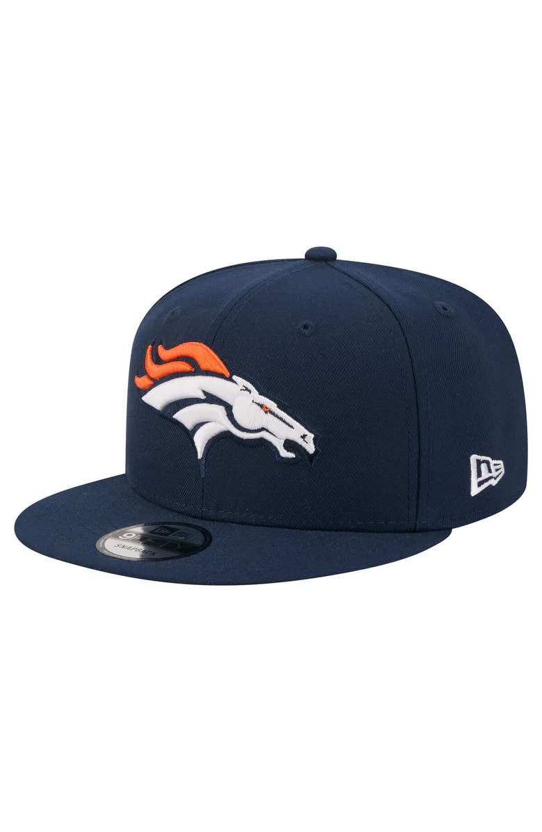 New Era Men's New Era Navy Denver Broncos 9FIFTY Snapback Hat, Main, color, Navy