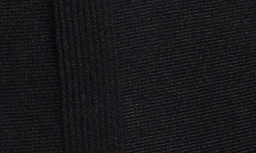 Shop Spring + Mercer Textured Short Sleeve Button-up Sweater In Black