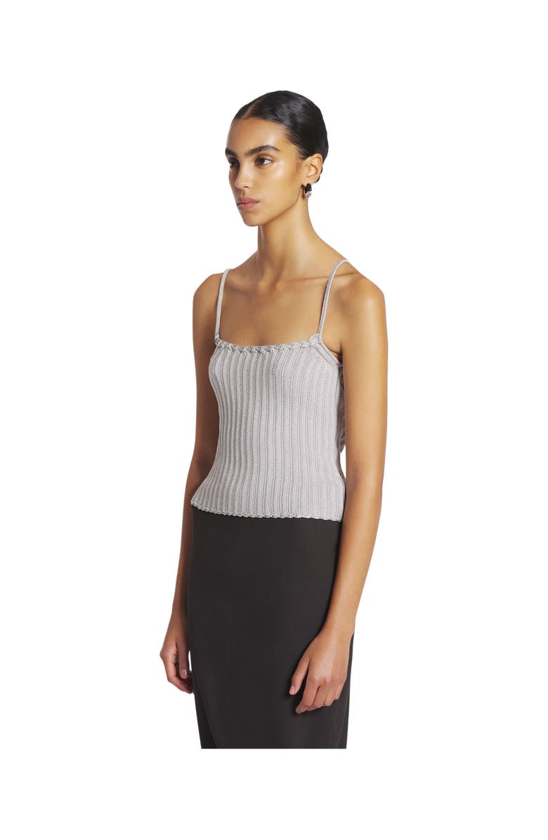 Lanvin Ribbed Tank Top In Viscose, Alternate, color, 