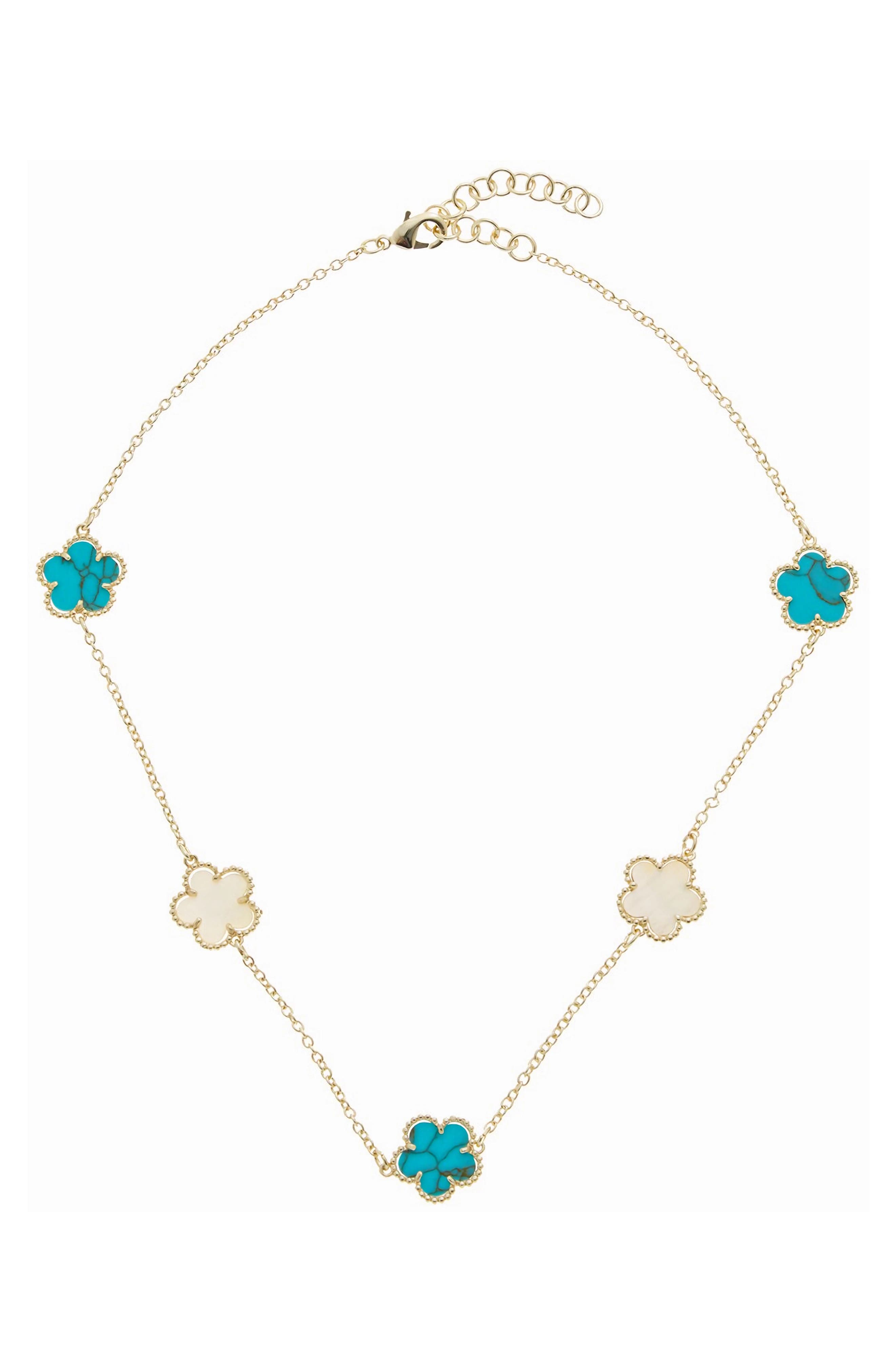 Clover Station Necklace