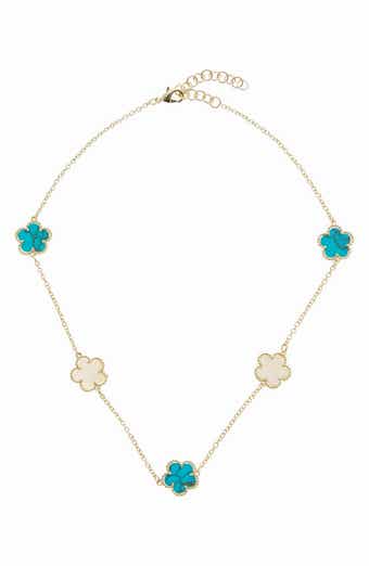 Clover Station Necklace