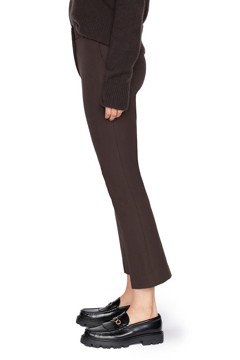 Le Crop Mini Bootcut Trousers, Alternate, color, AMERICANO