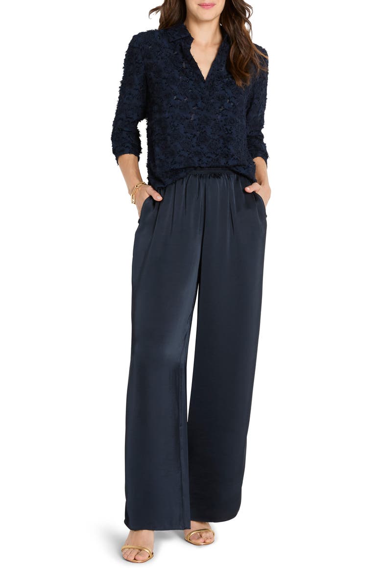 Any Occasion Jacquard Top, Alternate, color, DARK INDIGO