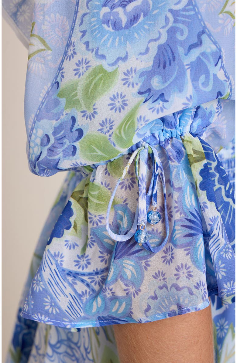 Hale Bob Tara Chiffon Dress, Alternate, color, Blue