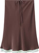 MANGO Fluid Midi Skirt