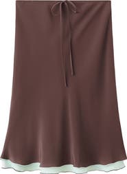 MANGO Fluid Midi Skirt