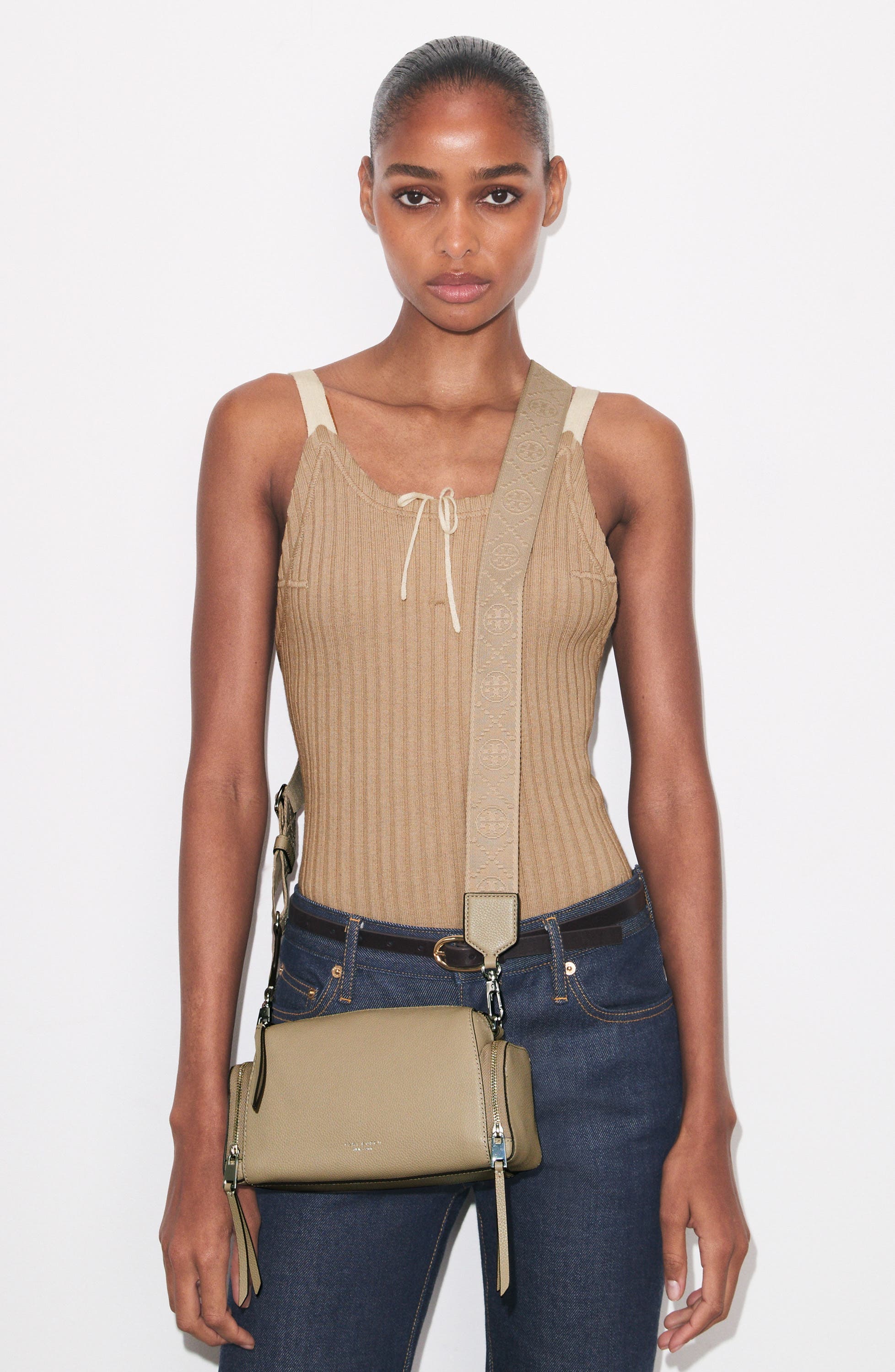 Perry Voyager Crossbody Bag, Alternate, color, SOFT CEMENT