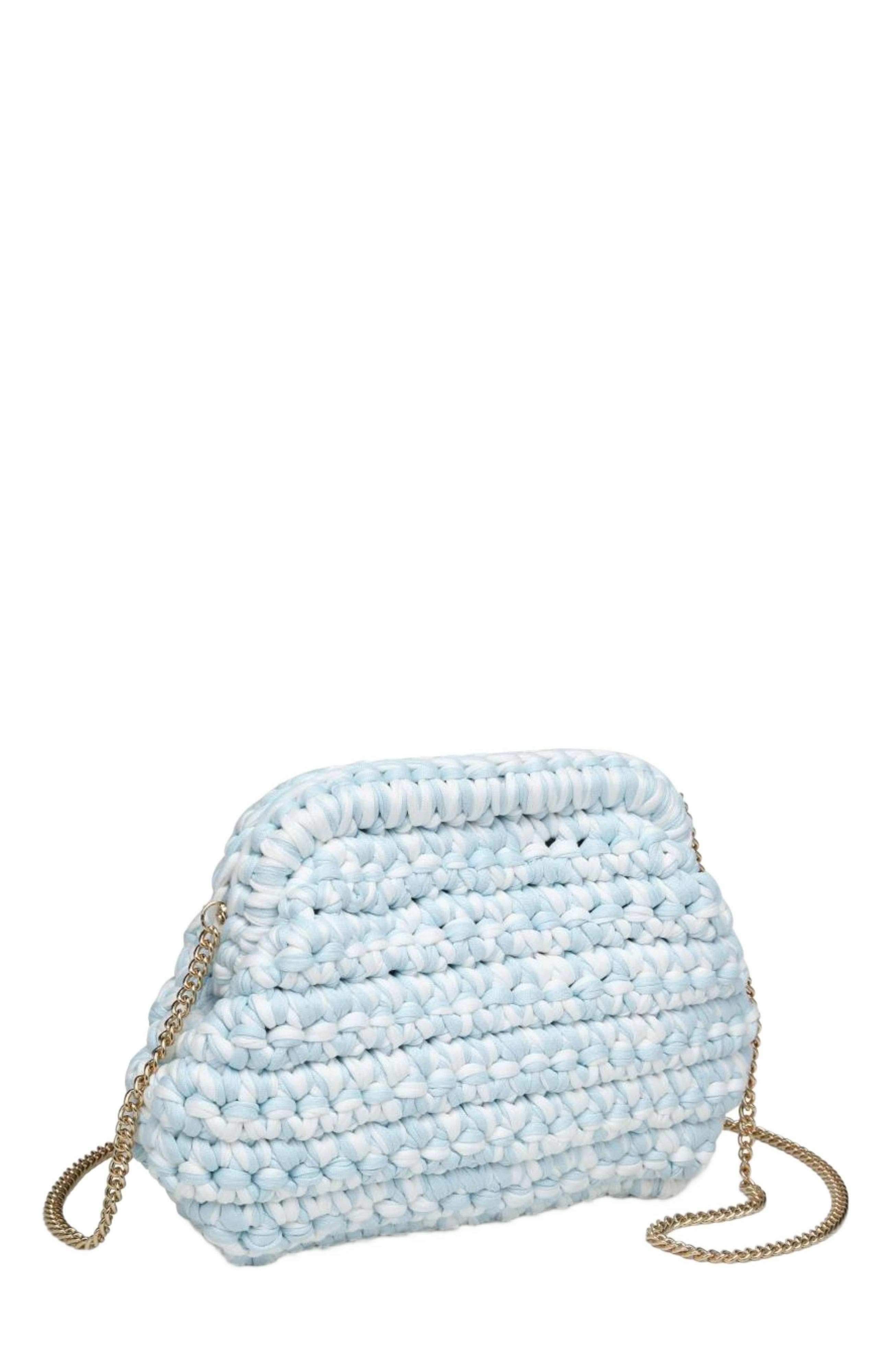 MODA LUXE Raya Clutch, Alternate, color, Ice Blue
