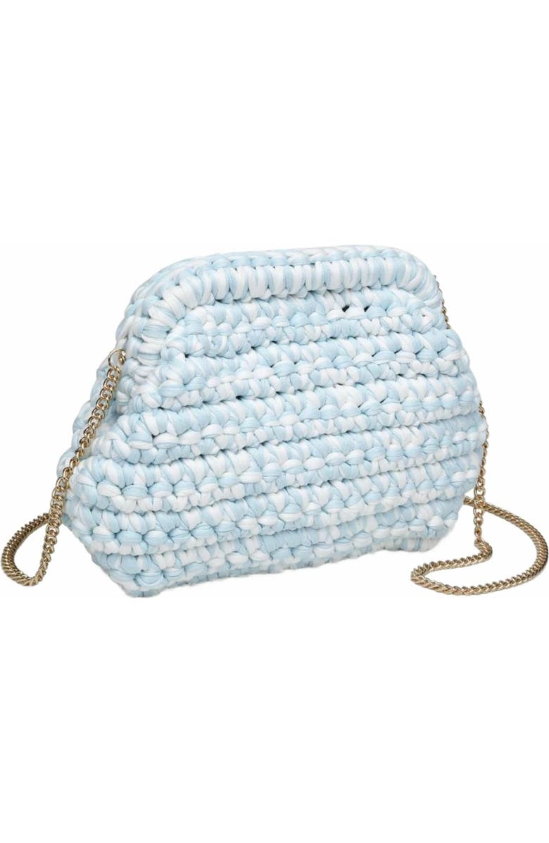 MODA LUXE Raya Clutch, Alternate, color, Ice Blue