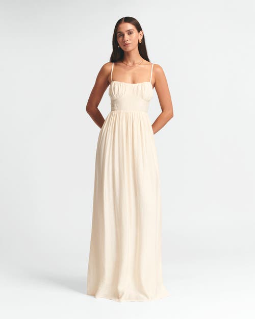 St Mrlo George Maxi Dress In White
