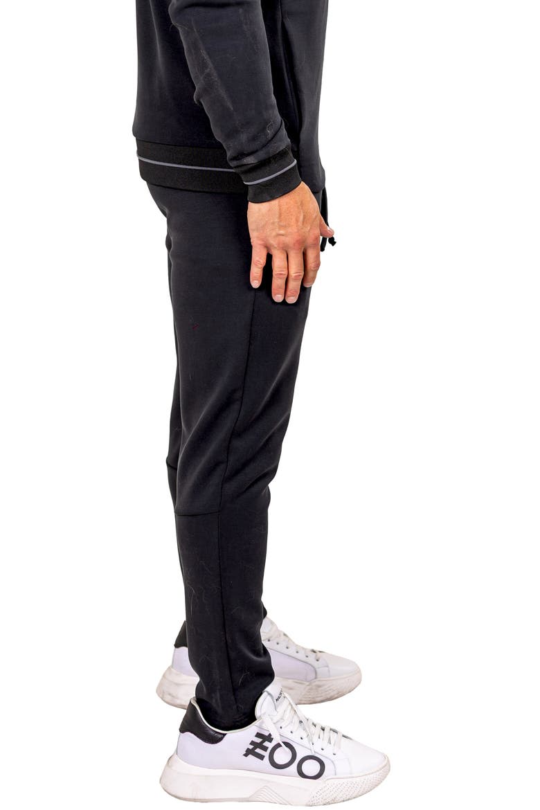 Marthyr Drawstring Joggers, Alternate, color, BLACK