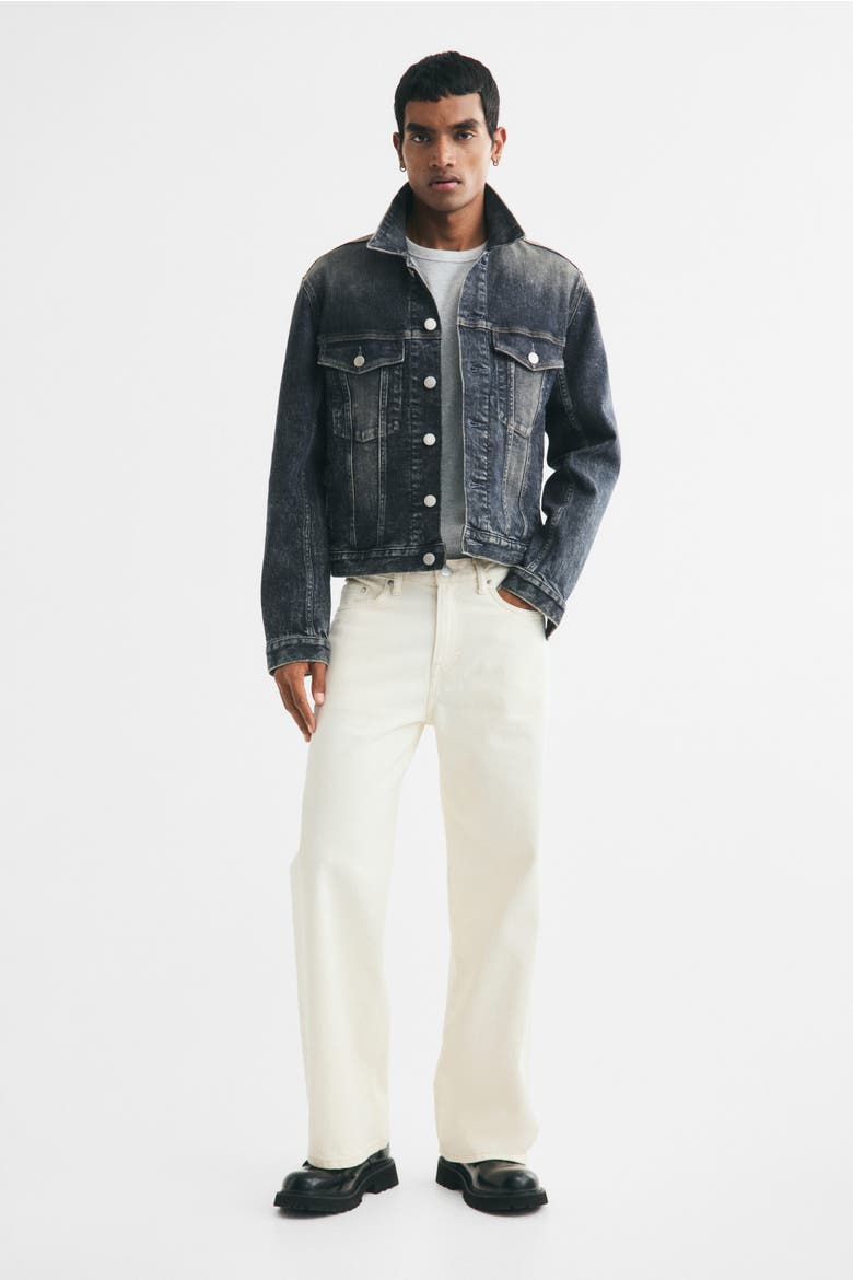 Denim Trucker Jacket, Alternate, color, Denim blue