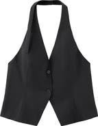 MANGO Halter Crop Vest