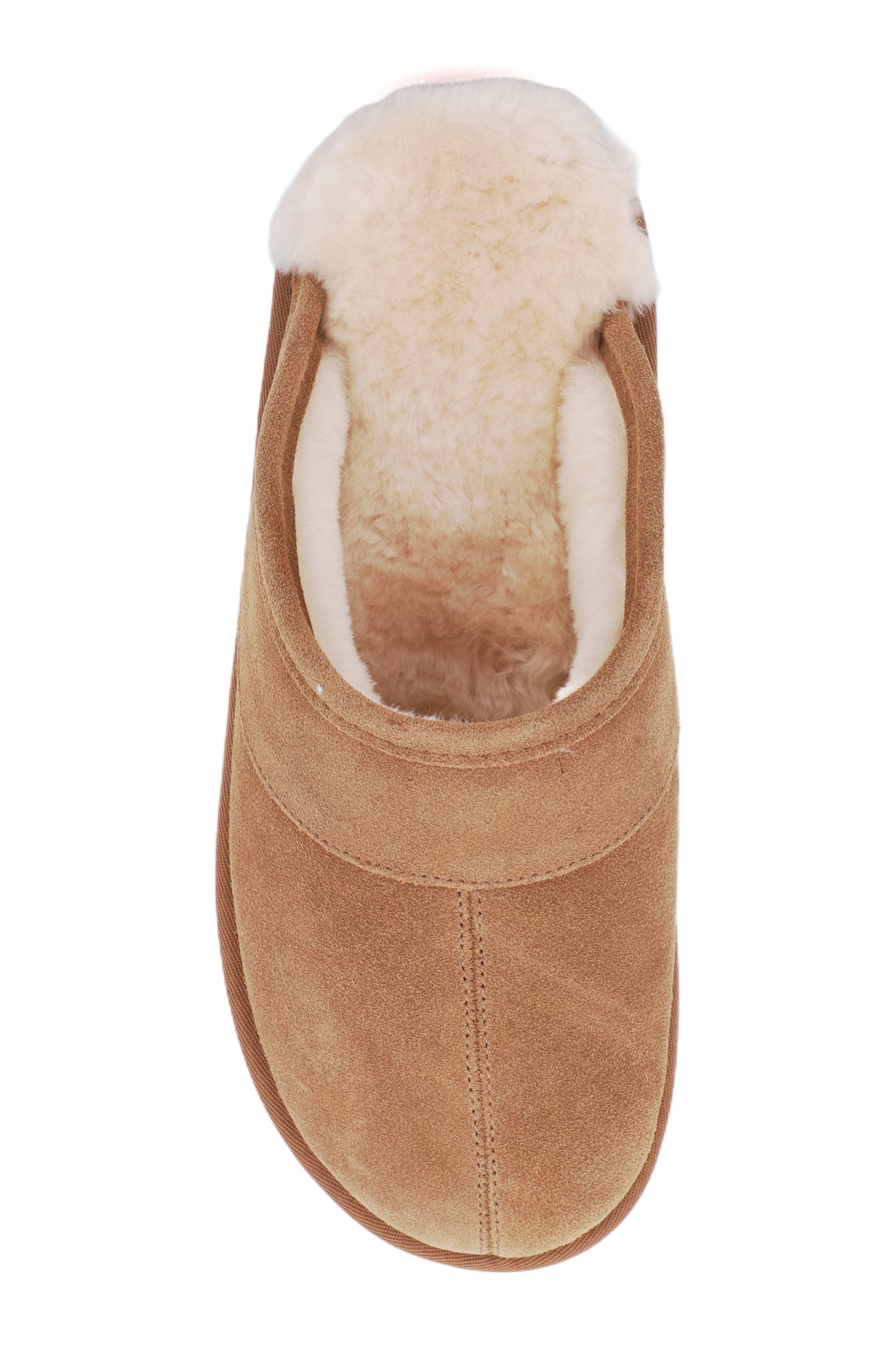 Mykos Edward Faux Shearling Lined Slipper, Alternate, color, Chestnut