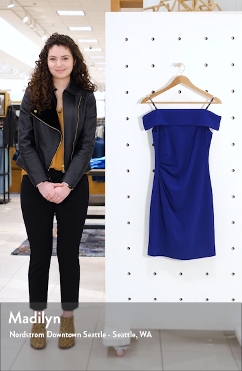 Off the Shoulder Body-Con Dress, sales video thumbnail