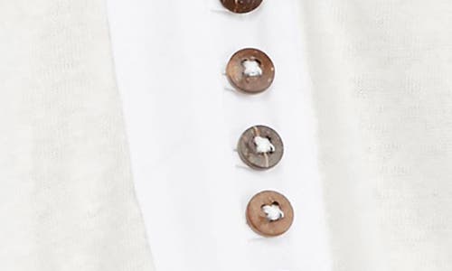 Free People Highland Button Blouse In White