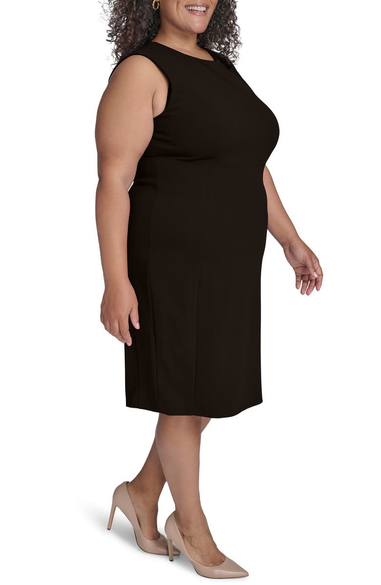 Calvin Klein Basic Sleeveless Sheath Dress, Alternate, color, Black