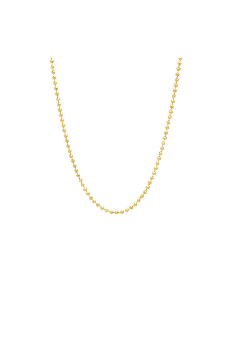 Chunky Beaded Ball Chain Necklace, Main, color, Gold - 16 Inch