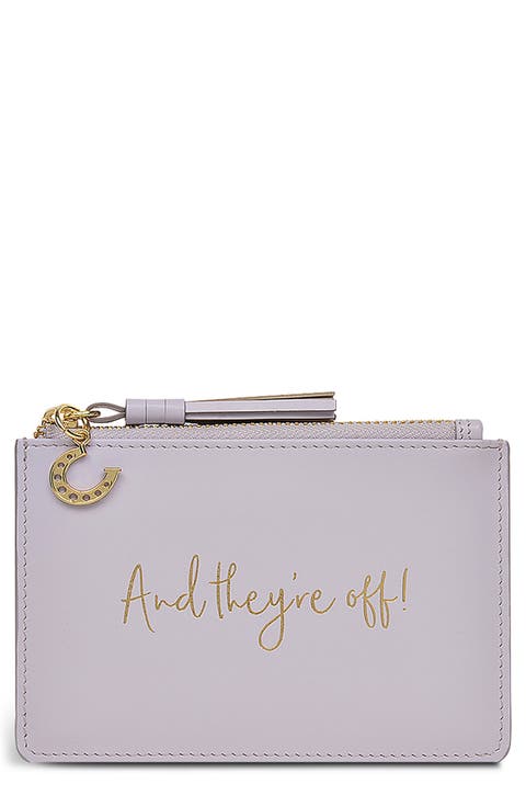 Small Kentucky Derby Zip Wallet