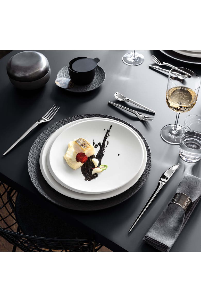 NewMoon Salad Plate, Alternate, color, white