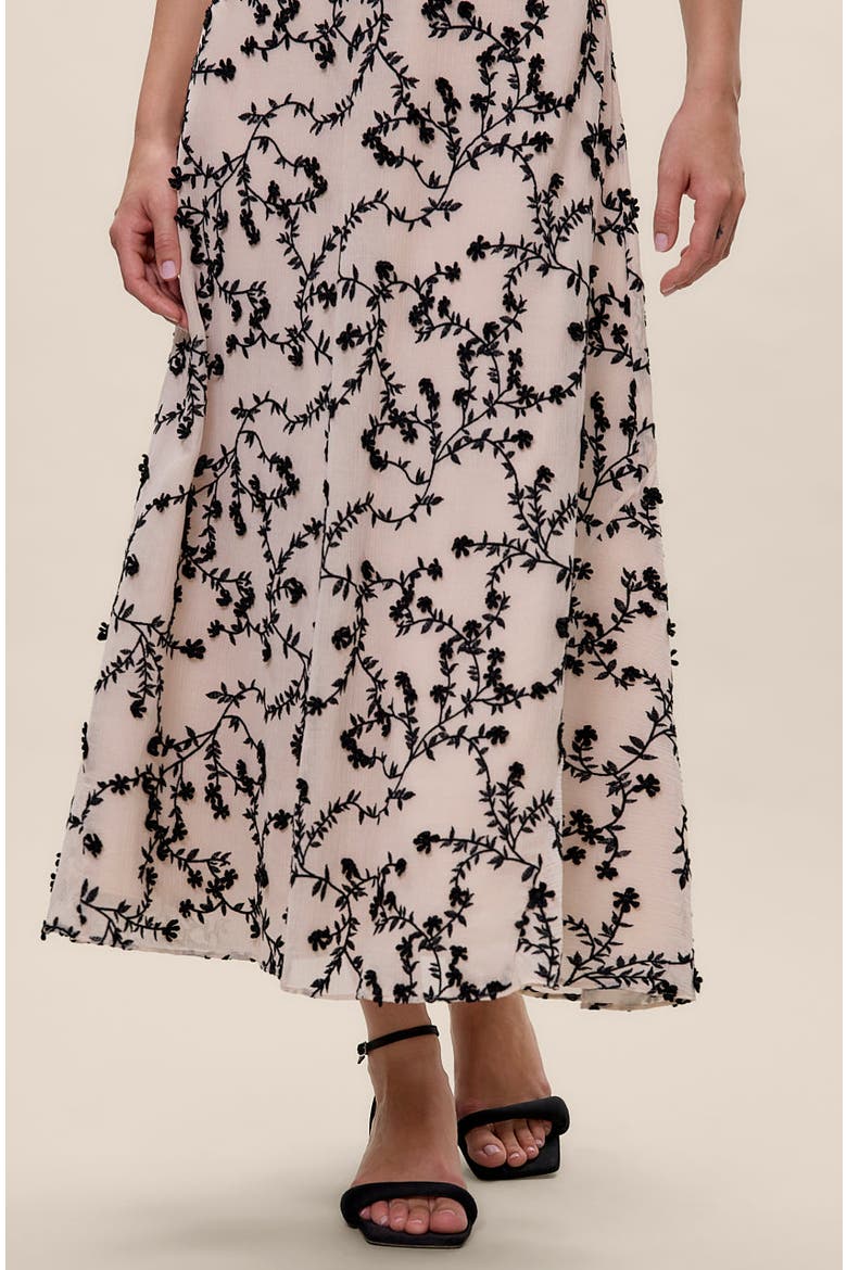 Marisol Dress, Alternate, color, Antique White/Black