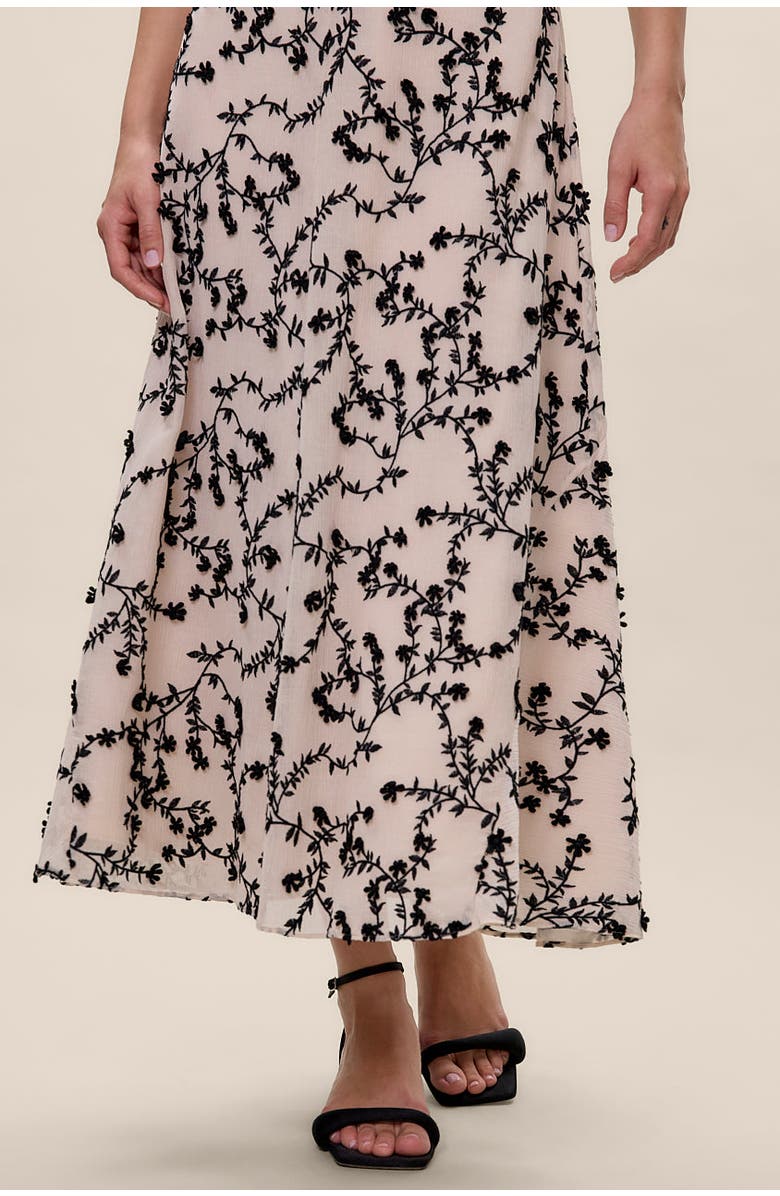 Rebecca Taylor Marisol Dress, Alternate, color, Antique White/Black