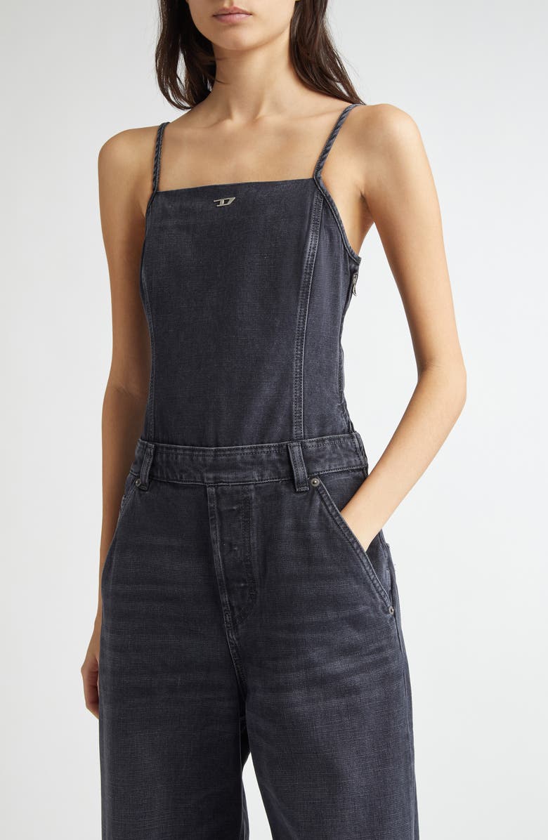 DIESEL<sup>®</sup> De-Vors Denim Jumpsuit, Alternate, color,