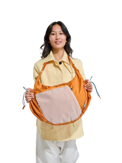 Baboon To The Moon Crescent Crossbody Big 8l In Brown