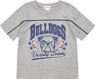 MILES THE LABEL Kids' Bulldog Varsity Team Graphic T-Shirt