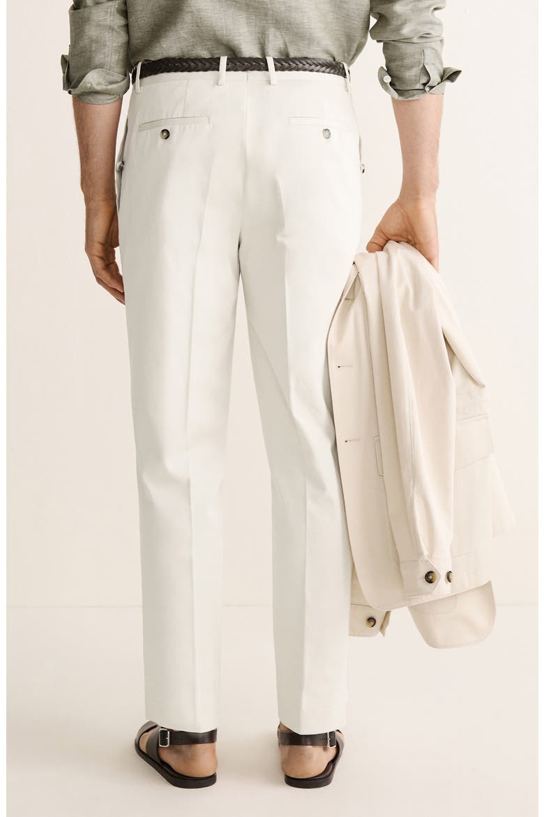 Regular Fit Cotton Pants, Alternate, color, LIGHT BEIGE