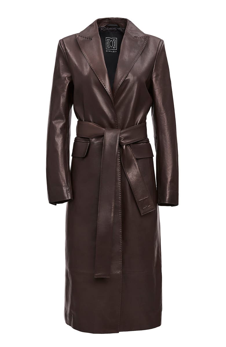 Dawn Levy Ophelia Coat, Alternate, color, Chocolate
