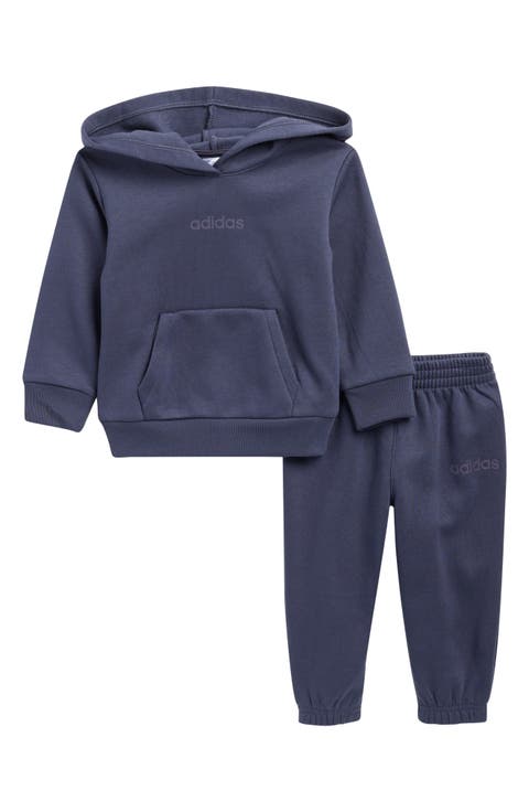 Cotton Blend Fleece Hoodie & Joggers Set (Baby)