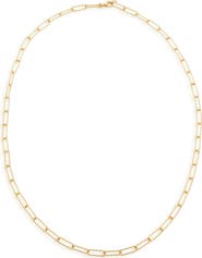 Monica Vinader Alta Textured Chain Link Necklace