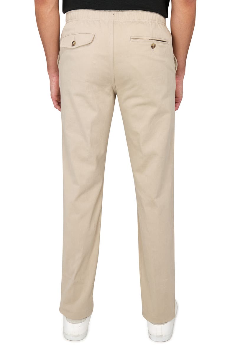 CONSTRUCT Slim Fit Solid Drawstring Pants, Alternate, color, Khaki
