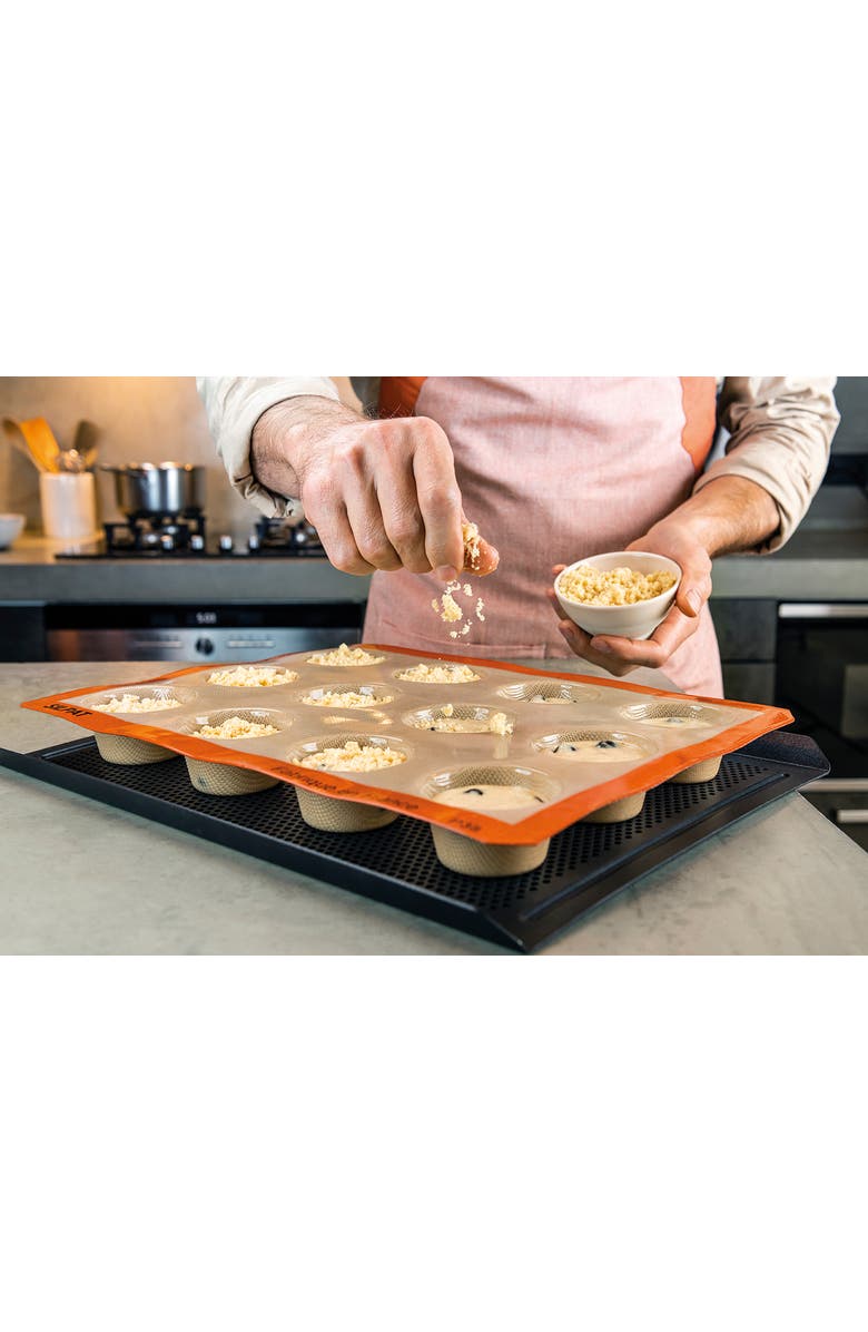 Silpat Perfect Non-Stick 12 Cavity Muffin Mold, Alternate, color,