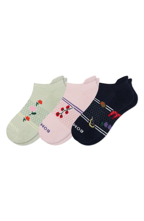 Original Assorted 3-Pack Cushion Ankle Socks