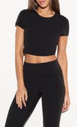 Spiritual Gangster Huntley Performance Cropped T-Shirt