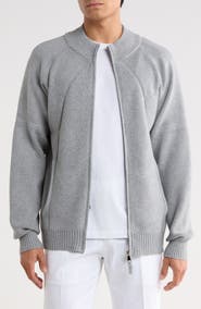 T.R. PREMIUM Mock Neck Zip Sweater