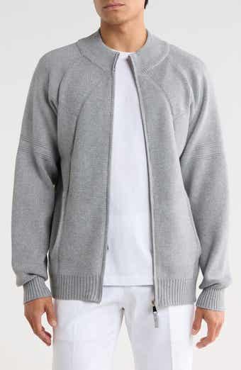 Mock Neck Zip Sweater