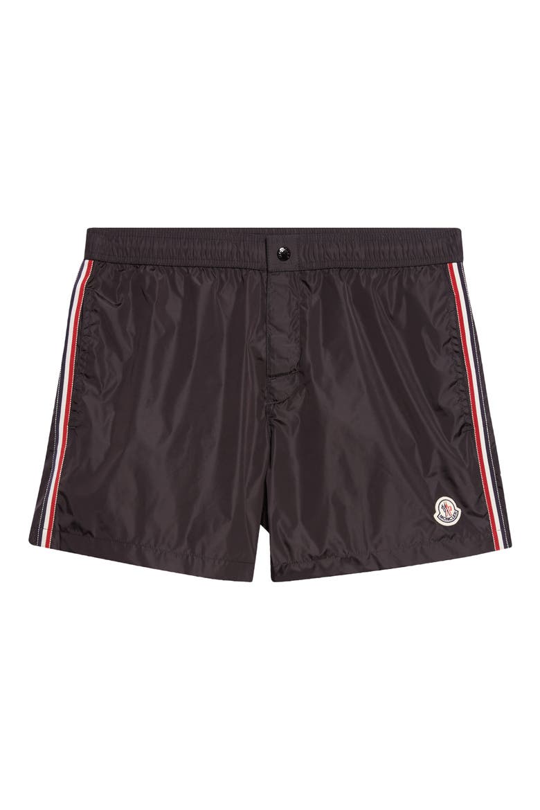 Boxer Mare Swim Shorts, Alternate, color, BLACK