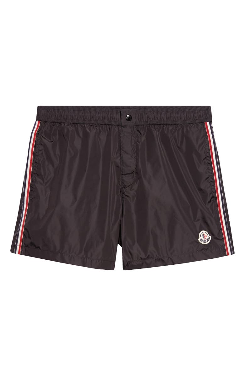 Moncler Boxer Mare Swim Shorts, Main, color, Black
