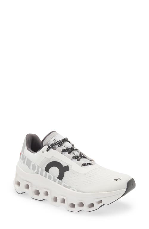On White Cloudmster Sneakers
