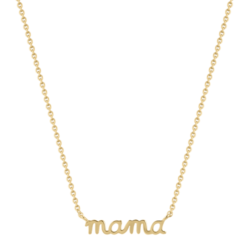 Electric Picks 1st Love "Mama" Necklace in Yellow Gold  product