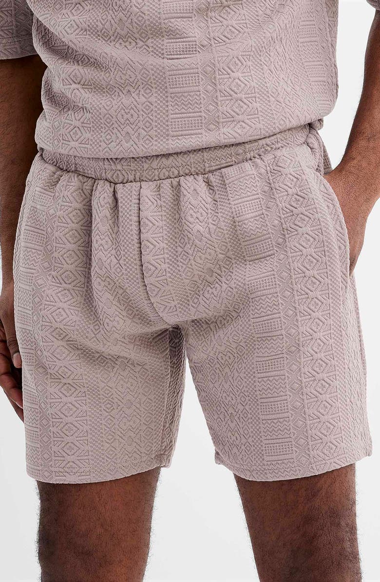 FLEECE FACTORY Jacquard Shorts, Main, color,