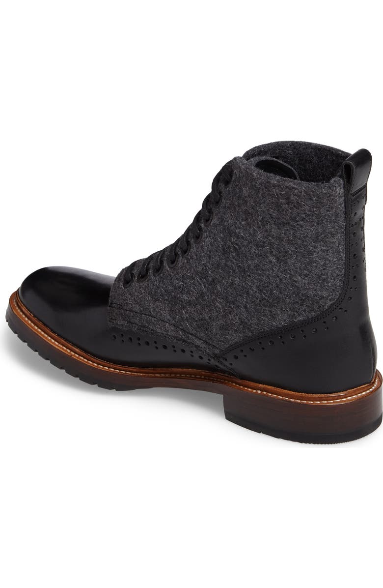 Stacy Adams Madison II Felt Shaft Boot, Alternate, color,