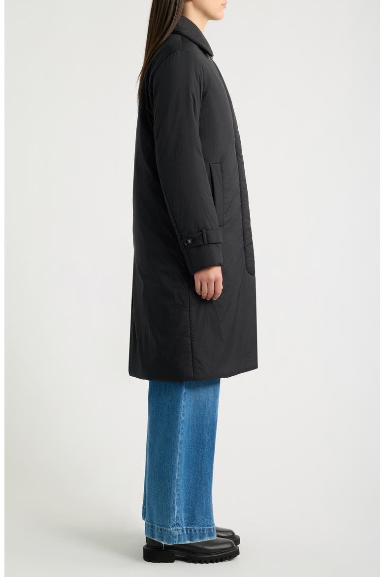 Long Liner Coat, Alternate, color, BLACK