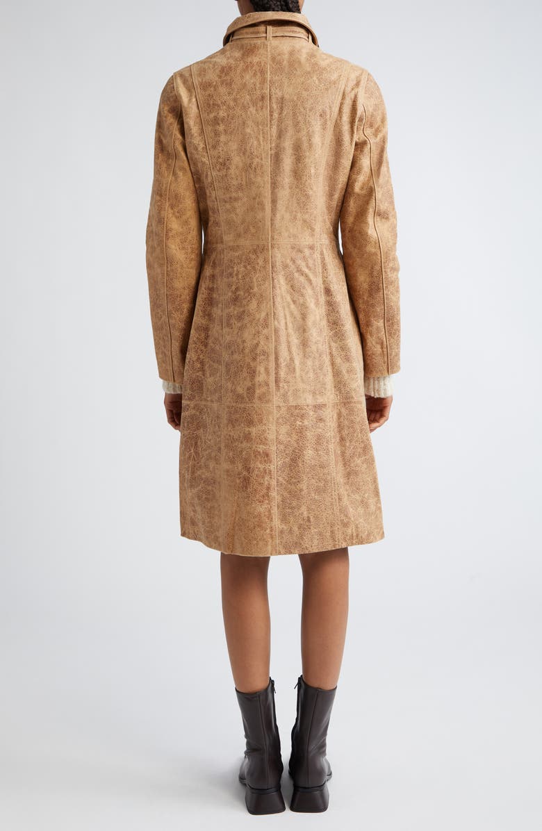 Paloma Wool Ginevra Lambskin Leather Coat, Alternate, color, 